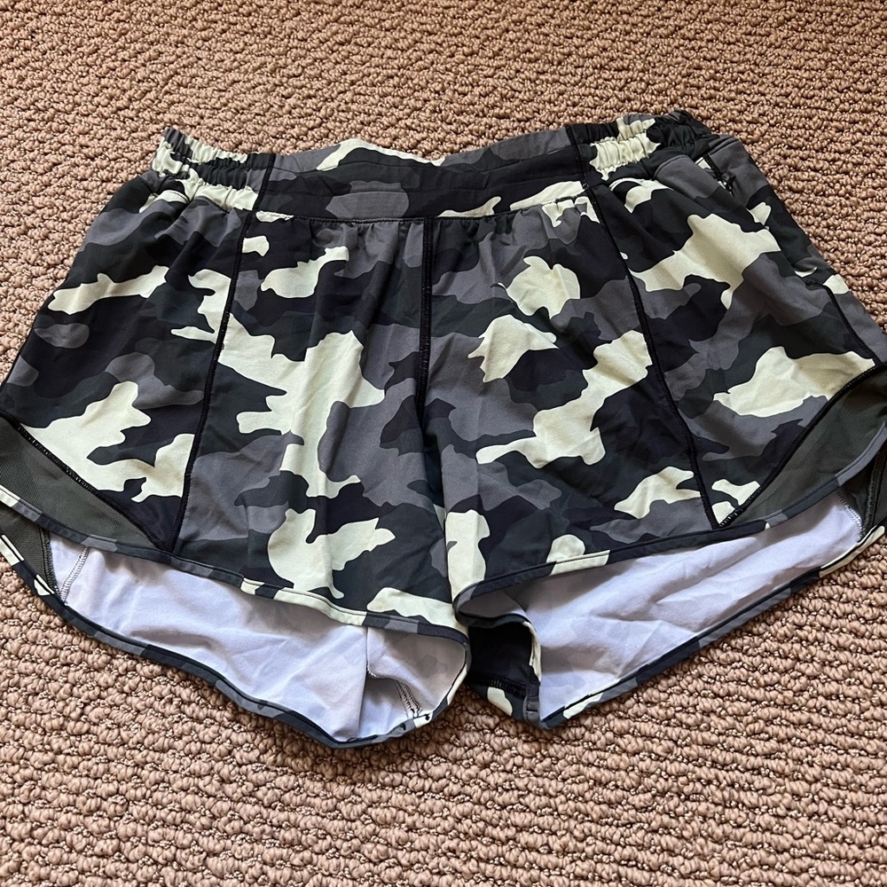 Camo Lululemon Shorts - Picture 1 of 5